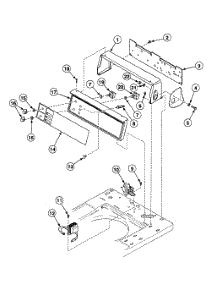 Control Panel parts for Speed Queen Washer SWT920WN1124 from AppliancePartsPros.com