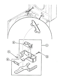 Lid Switch parts for Speed Queen Washer SWTA21LN from AppliancePartsPros.com
