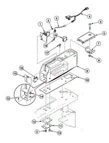 Meter Case parts for Speed Queen Washer SWTA21WN from AppliancePartsPros.com