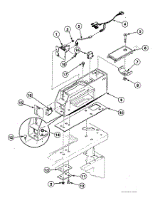 Meter Case parts for Speed Queen Washer SWTBA0QN from AppliancePartsPros.com