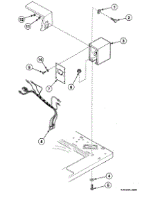 Timer Case parts for Speed Queen Washer SWTC20QM from AppliancePartsPros.com