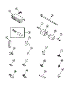 Terminals parts for Speed Queen Washer SWTC21WM from AppliancePartsPros.com