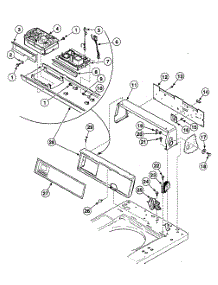 Control Panel parts for Speed Queen Washer SWTH20LM from AppliancePartsPros.com