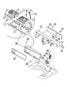 Control Panel parts for Speed Queen Washer SWTH21QM from AppliancePartsPros.com
