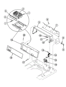 Control Panel parts for Speed Queen Washer SWTT20QN from AppliancePartsPros.com