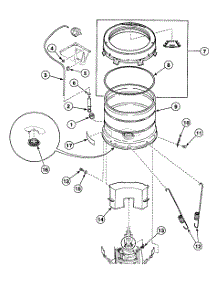 Tub Assy parts for Speed Queen Washer SWTT21LN from AppliancePartsPros.com