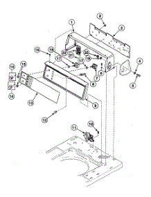 Control Panel parts for Speed Queen Washer SWTW21WN from AppliancePartsPros.com