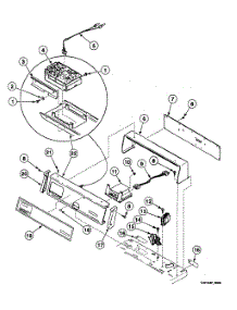 Control Panel parts for Speed Queen Washer SWTY21LN from AppliancePartsPros.com