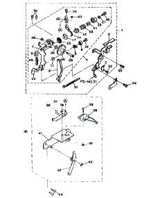 Tension Release Plate&One Stitch parts for Singer Mechanical Sewing Machine SX100 from AppliancePartsPros.com