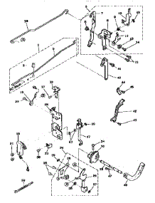 Thread Trim Link&Operating Lever parts for Singer Mechanical Sewing Machine SX100 from AppliancePartsPros.com