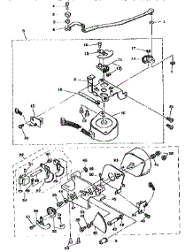 Needle Bar Rocking&Feed Stm parts for Singer Mechanical Sewing Machine SX100 from AppliancePartsPros.com