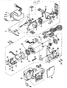 Motor&Power Circuit Board parts for Singer Mechanical Sewing Machine SX100 from AppliancePartsPros.com