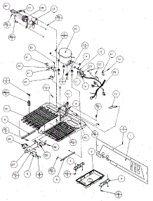 Machine Compartment parts for Amana Side-By-Side Refrigerator SX120J-P7870122W from AppliancePartsPros.com