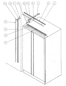 Bi7 Trim Kit Assembly parts for Amana Side-By-Side Refrigerator SX120J-P7870122W from AppliancePartsPros.com