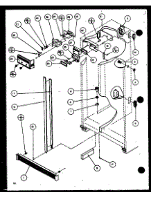 Refrigerator (Sx22j / P1116003w) (Sx22j / P1116004w) (Sx25j / P1116205w) (Sx25j / P1116206w) parts for Amana Side-By-Side Refrigerator SX22J-P1116004W from AppliancePartsPros.com