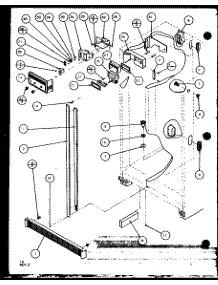 Refrigerator Freezer Control And Cabinet Parts (Sx22j / P7870118w) (Sx22j / P1104029w) (Sx25j / P7870105w) (Sx25j / P1104025w) parts for Amana Side-By-Side Refrigerator SX22J-P7870118W from AppliancePartsPros.com