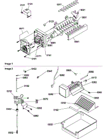 Ice Maker Parts And Add On Ice Maker Kit parts for Amana Side-By-Side Refrigerator SX22SE-P1190213WE from AppliancePartsPros.com