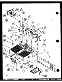 Machine Compartment (Sx22j / P1116003w) (Sx22j / P1116004w) (Sx25j / P1116205w) (Sx25j / P1116206w) parts for Amana Side-By-Side Refrigerator SX25J-P1116206W from AppliancePartsPros.com
