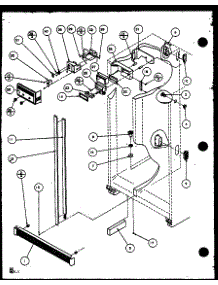 Refrigerator (Sx19mw / P1121302ww) (Sx19ml / P1121302wl) (Sx22ml / P1120604wl) (Sx22mg / P1120604wg) (Sx22mw / P1120603ww) (Sx22mw / P1120604ww) (Sx22ml / P1120603wl) (Sx22mg / P1120603wg) (Sx25mw / P1120705ww) (Sx25m2w / P1154902ww) (Sx25ml / P1120706wl) (Sx25mg / P1120706wg) ( parts for Amana Side-By-Side Refrigerator SX25MW-P1120705WW from AppliancePartsPros.com