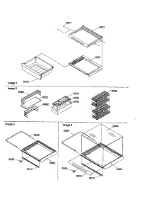Deli / Shelves / Crisper / Accessories parts for Amana Side-By-Side Refrigerator SX26VW-P1315402WW from AppliancePartsPros.com