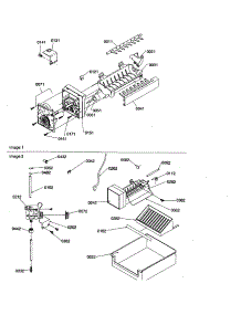 Ice Maker / Add On Ice Maker Kit parts for Amana Side-By-Side Refrigerator SX26VW-P1315402WW from AppliancePartsPros.com