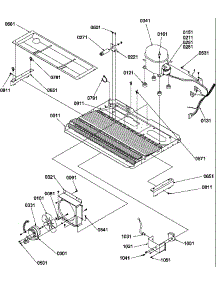 Machine Compartment parts for Amana Side-By-Side Refrigerator SX322S2L-P1307303WL from AppliancePartsPros.com