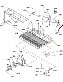 Machine Compartment parts for Amana Side-By-Side Refrigerator SX322S2W-P1307302W from AppliancePartsPros.com