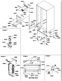 Drain System, Rollers, And Evaporator Assy parts for Amana Side-By-Side Refrigerator SX322S2W-P1307303WW from AppliancePartsPros.com
