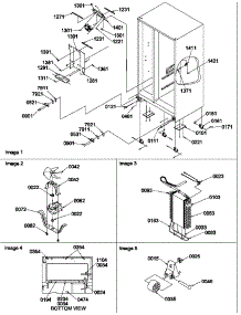 Drain Systems, Rollers, And Evaporator Assy parts for Amana Side-By-Side Refrigerator SX522VE-P1320501WE from AppliancePartsPros.com