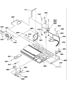 Machine Compartment & Muffler Assy parts for Amana Side-By-Side Refrigerator SX522VE-P1320501WE from AppliancePartsPros.com