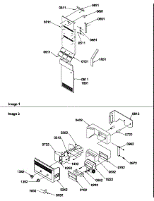 Control Assy parts for Amana Side-By-Side Refrigerator SX522VE-P1320501WE from AppliancePartsPros.com
