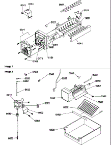 Ice Maker Parts And Add On Ice Maker Kit parts for Amana Side-By-Side Refrigerator SX522VE-P1320501WE from AppliancePartsPros.com