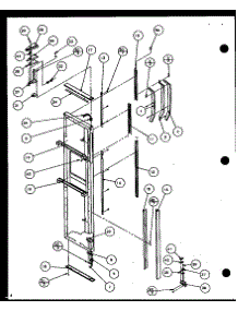 Freezer Door (Sxd20j / P7870123w) (Sxd20jp / P7870124w) (Sxd20jb / P7870131w) parts for Amana Side-By-Side Refrigerator SXD20J-P7870123W from AppliancePartsPros.com