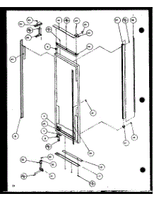 Refrigerator Door (Sbd20j / P7870126w) parts for Amana Side-By-Side Refrigerator SXD20J-P7870123W from AppliancePartsPros.com