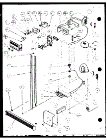 Refrigerator (Sbd20j / P7870126w) parts for Amana Side-By-Side Refrigerator SXD20J-P7870123W from AppliancePartsPros.com