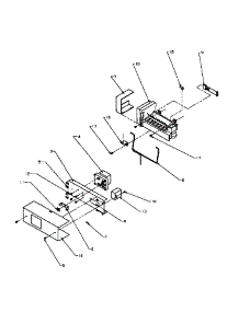 Ice Maker parts for Amana Side-By-Side Refrigerator SXD20Q2E-P1162508WE from AppliancePartsPros.com