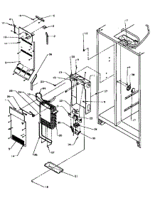 Evaporator And Air Handling parts for Amana Side-By-Side Refrigerator SXD20Q2W-P1162508WW from AppliancePartsPros.com