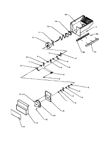 Crushed Ice Bucket parts for Amana Side-By-Side Refrigerator SXD20Q2W-P1162508WW from AppliancePartsPros.com