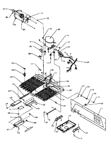 Machine Compartment parts for Amana Side-By-Side Refrigerator SXD20QP2W-P1162510WW from AppliancePartsPros.com