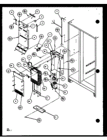 Evaporator And Air Handling (Sxd25j / P1104002w) (Sxd25jb / P1104004w) (Sxd25jp / P1104006w) parts for Amana Side-By-Side Refrigerator SXD22J-P1104019W from AppliancePartsPros.com