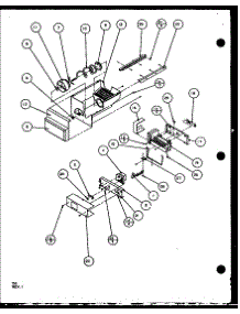 Ice Bucket And Ice Maker (Sxd25j / P1104002w) (Sxd25jb / P1104004w) (Sxd25jp / P1104006w) parts for Amana Side-By-Side Refrigerator SXD22J-P1104019W from AppliancePartsPros.com