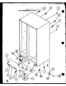 Drain And Rollers parts for Amana Side-By-Side Refrigerator SXD22MW-P1120803WW from AppliancePartsPros.com