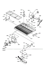 Machine Compartment parts for Amana Side-By-Side Refrigerator SXD22S2E-P1303503WE from AppliancePartsPros.com