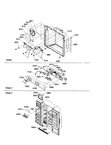Electronic Bracket Assembly parts for Amana Side-By-Side Refrigerator SXD22S2E-P1303512WE from AppliancePartsPros.com