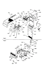 Ice Maker / Control Assembly parts for Amana Side-By-Side Refrigerator SXD22S2E-P1303512WE from AppliancePartsPros.com