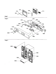 Dispenser Cover / Electronic Bracket / Grille parts for Amana Side-By-Side Refrigerator SXD23VW-P1315301WW from AppliancePartsPros.com