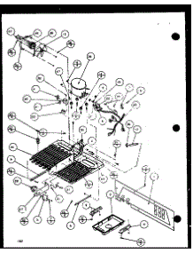 Machine Compartment (Sxd22j / P1116103w) (Sxd22j / P1116104w) parts for Amana Side-By-Side Refrigerator SXD25J-P1116401W from AppliancePartsPros.com