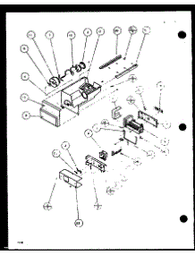 Ice Bucket And Ice Maker (Sxd22j / P1116103w) (Sxd22j / P1116104w) parts for Amana Side-By-Side Refrigerator SXD25J-P1116401W from AppliancePartsPros.com