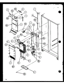 Evaporator And Air Handling (Sxd25jp / P1116405w) (Sxd25jp / P1116406w) parts for Amana Side-By-Side Refrigerator SXD25J-P1116402W from AppliancePartsPros.com