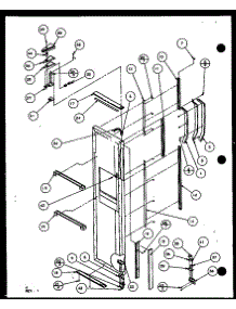 Freezer Door (Sxd25j / P7870106w) (Sxd25jb / P7870107w) (Sxd25jp / P7870108w) (Sxd22j / P7870119w) parts for Amana Side-By-Side Refrigerator SXD25J-P7870106W from AppliancePartsPros.com